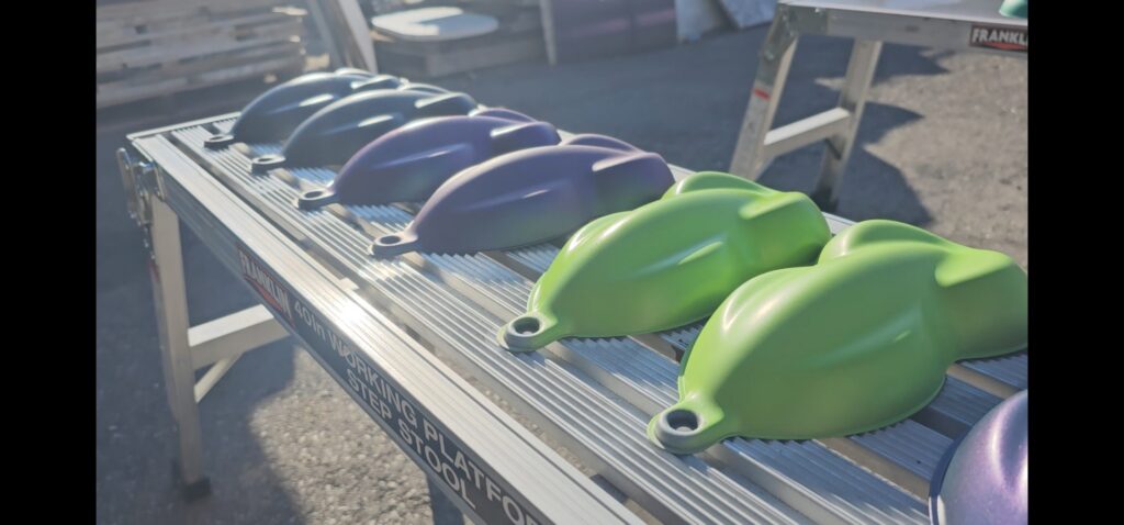 various colors of dip